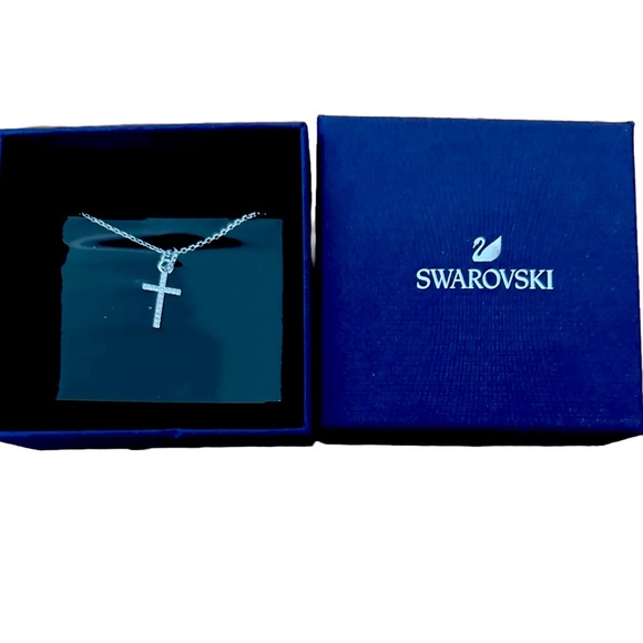 Swarovski Jewelry - Swarovski Cross Mini Pendant NWT Rare!